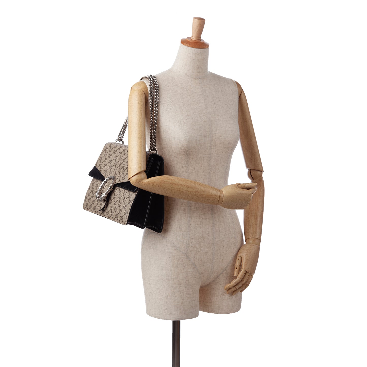 Medium GG Supreme Dionysus Shoulder Bag Brown - Re-Luxury