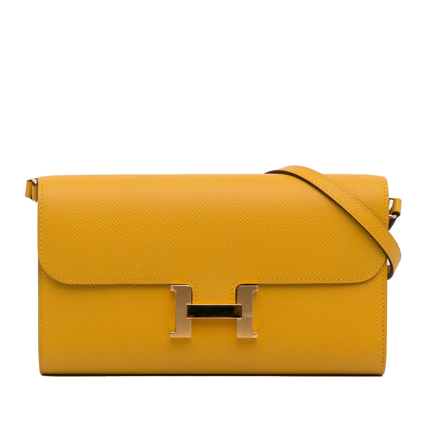 Epsom Constance Long To Go Wallet Yellow - Re-Luxury