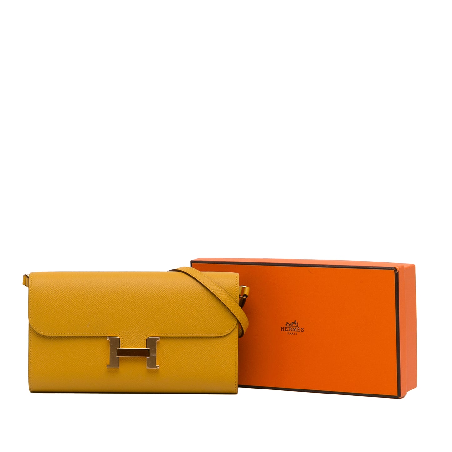 Epsom Constance Long To Go Wallet Yellow - Re-Luxury