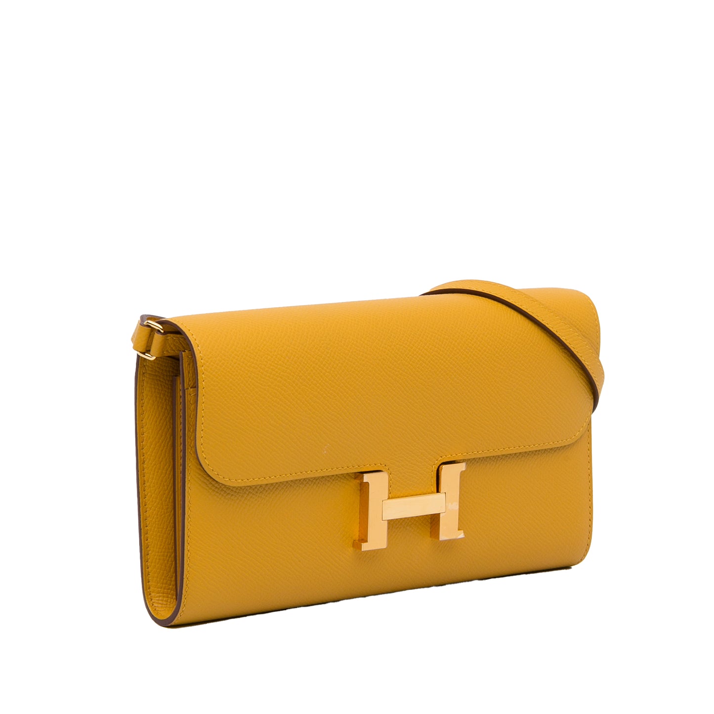 Epsom Constance Long To Go Wallet Yellow - Re-Luxury