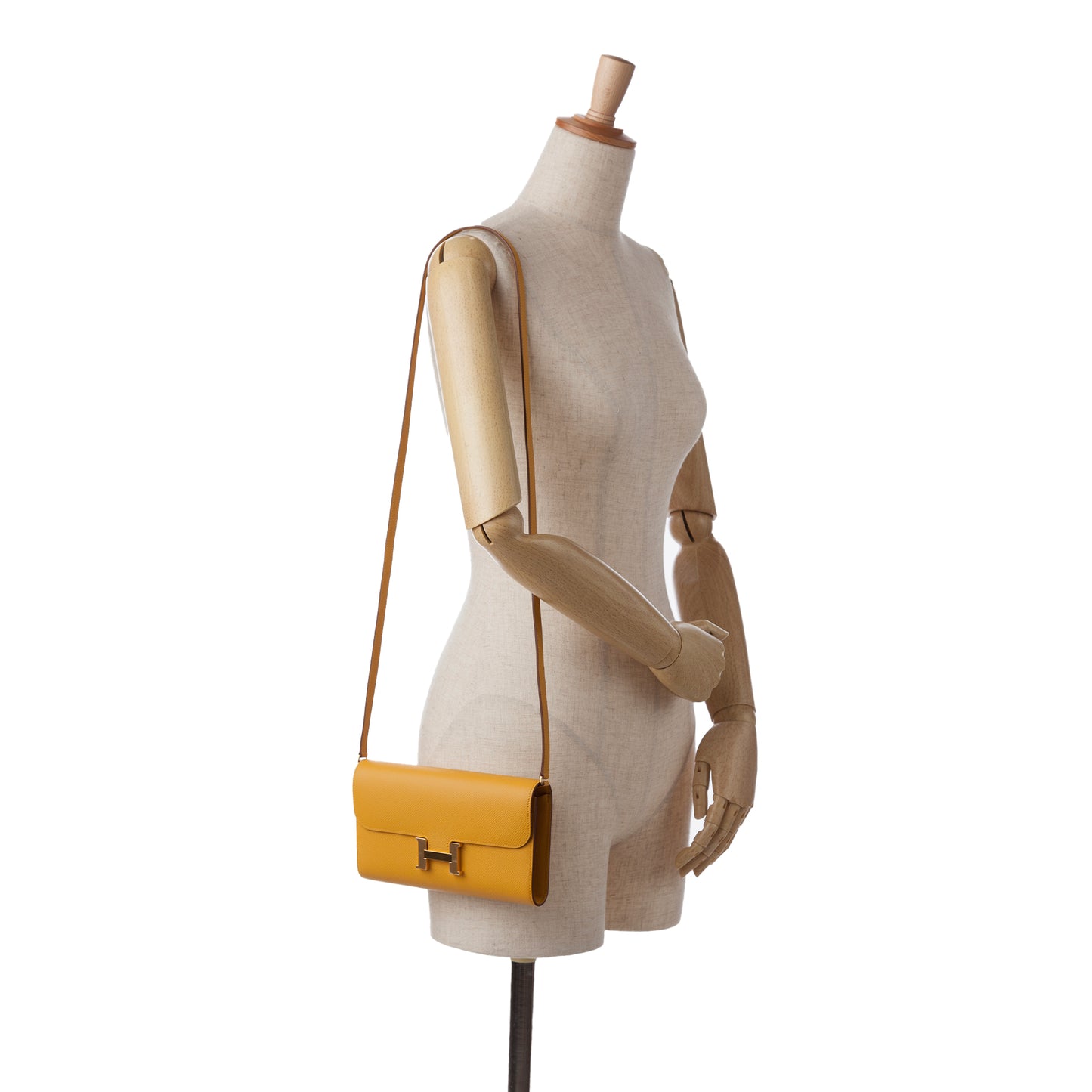 Epsom Constance Long To Go Wallet Yellow - Re-Luxury