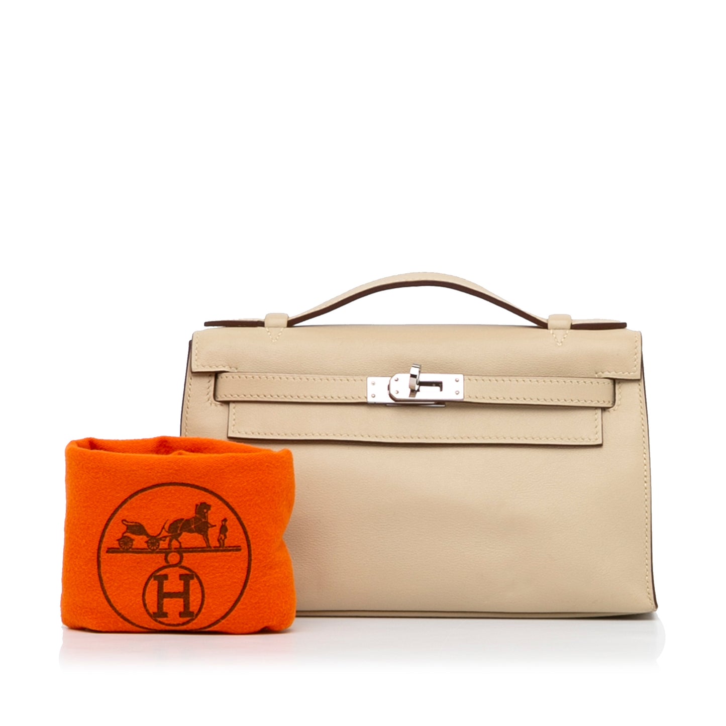 2008 Swift Kelly Pochette Brown - Re-Luxury