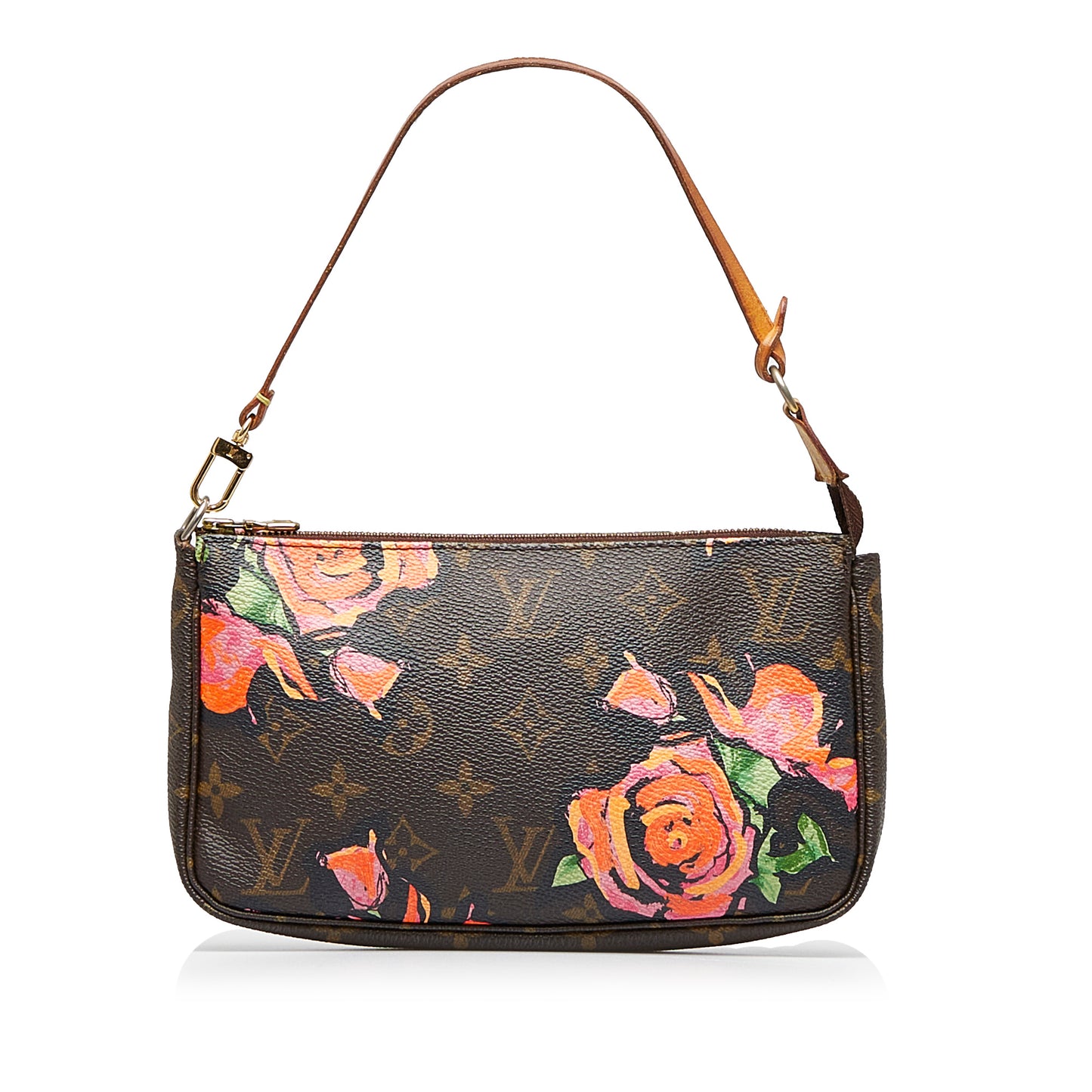 x Stephen Sprouse Monogram Roses Pochette Accessoires Brown - Re-Luxury