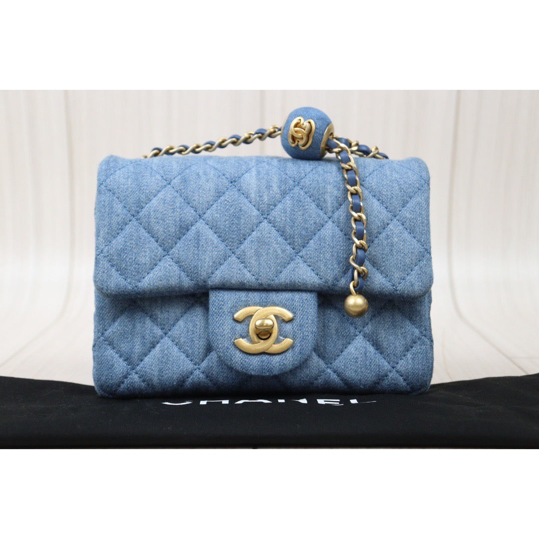 Chanel Denim Mini Flap Bag