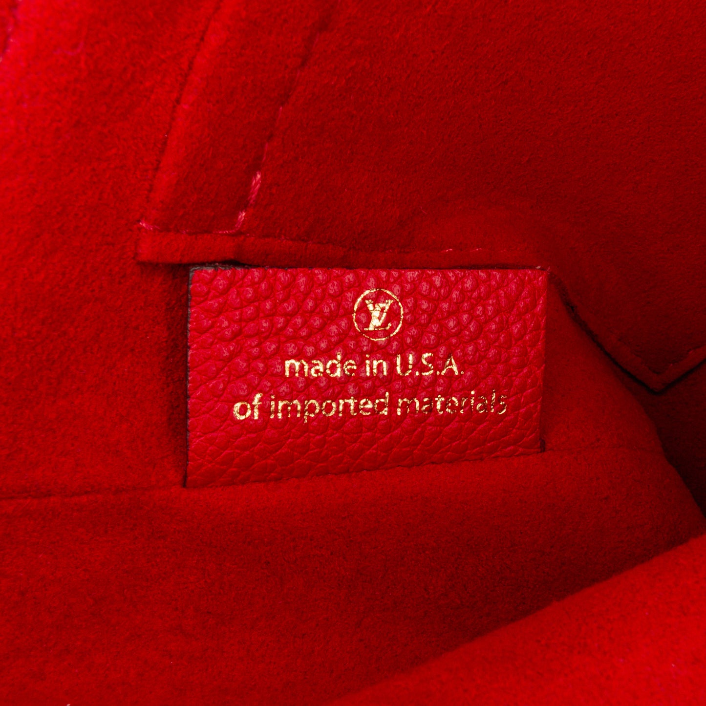 Monogram Empreinte Vavin BB Red - Re-Luxury