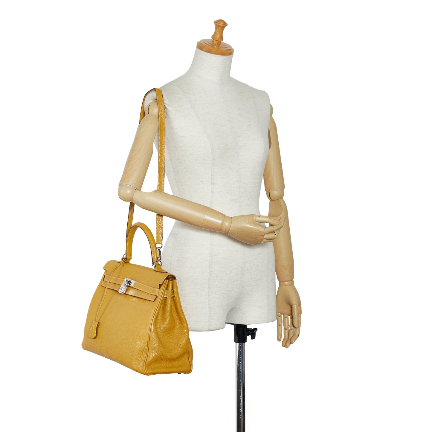 2013 Togo Kelly Retourne 35 Yellow - Re-Luxury