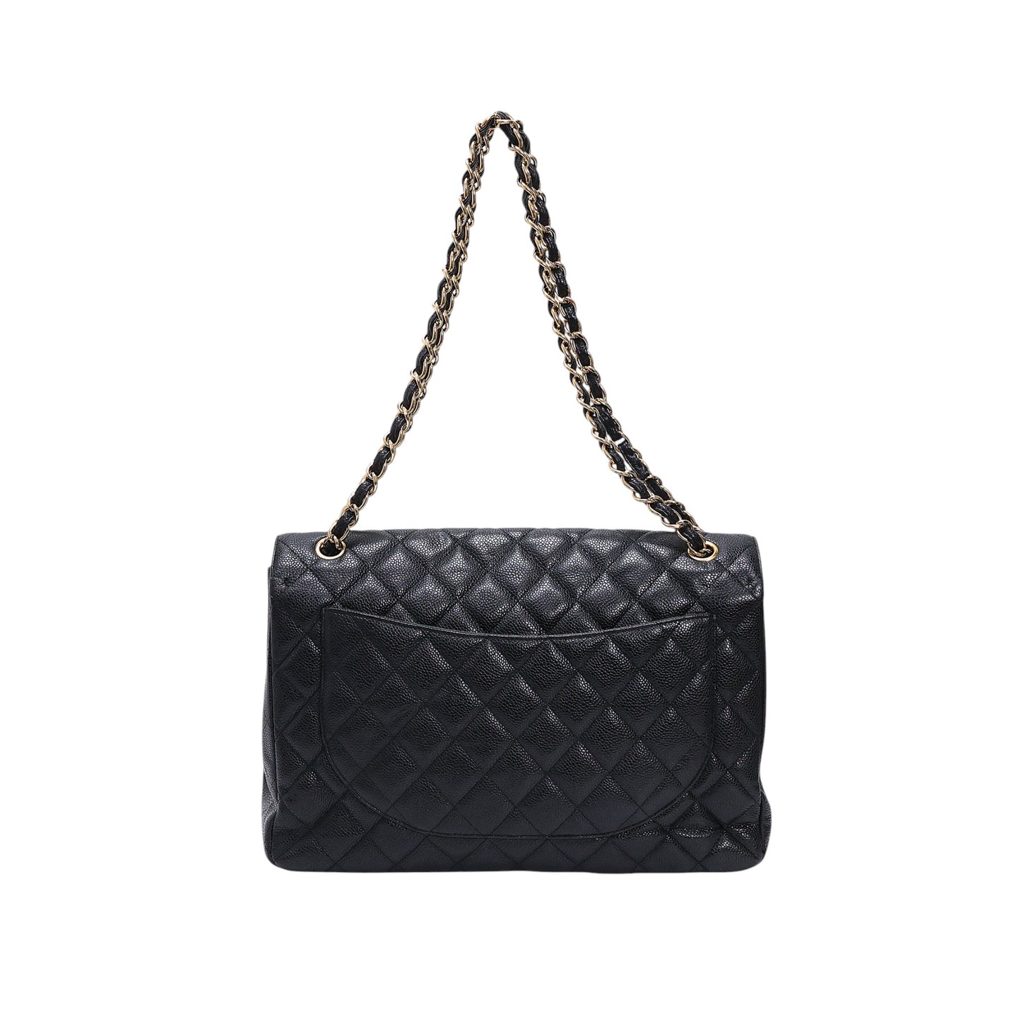 Chanel Classic Flap Bag Maxi Caviar Leather