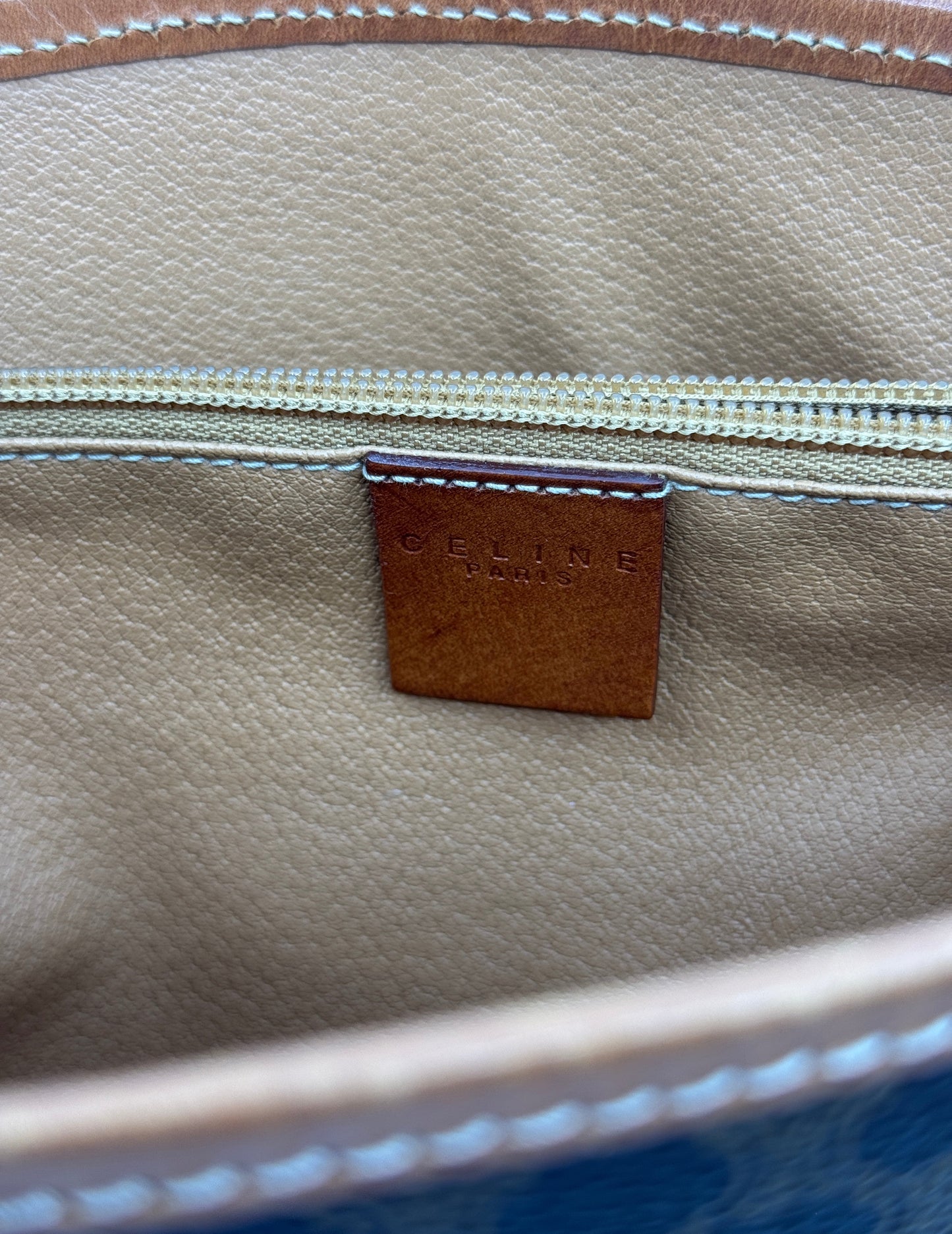 Celine Macadam Coated Canvas Tote Bag