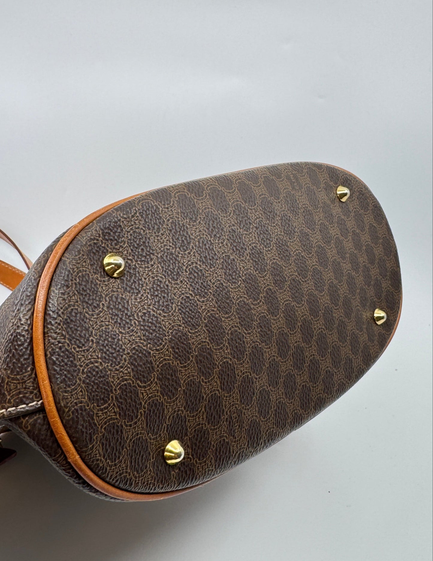 Celine Macadam Coated Canvas Tote Bag