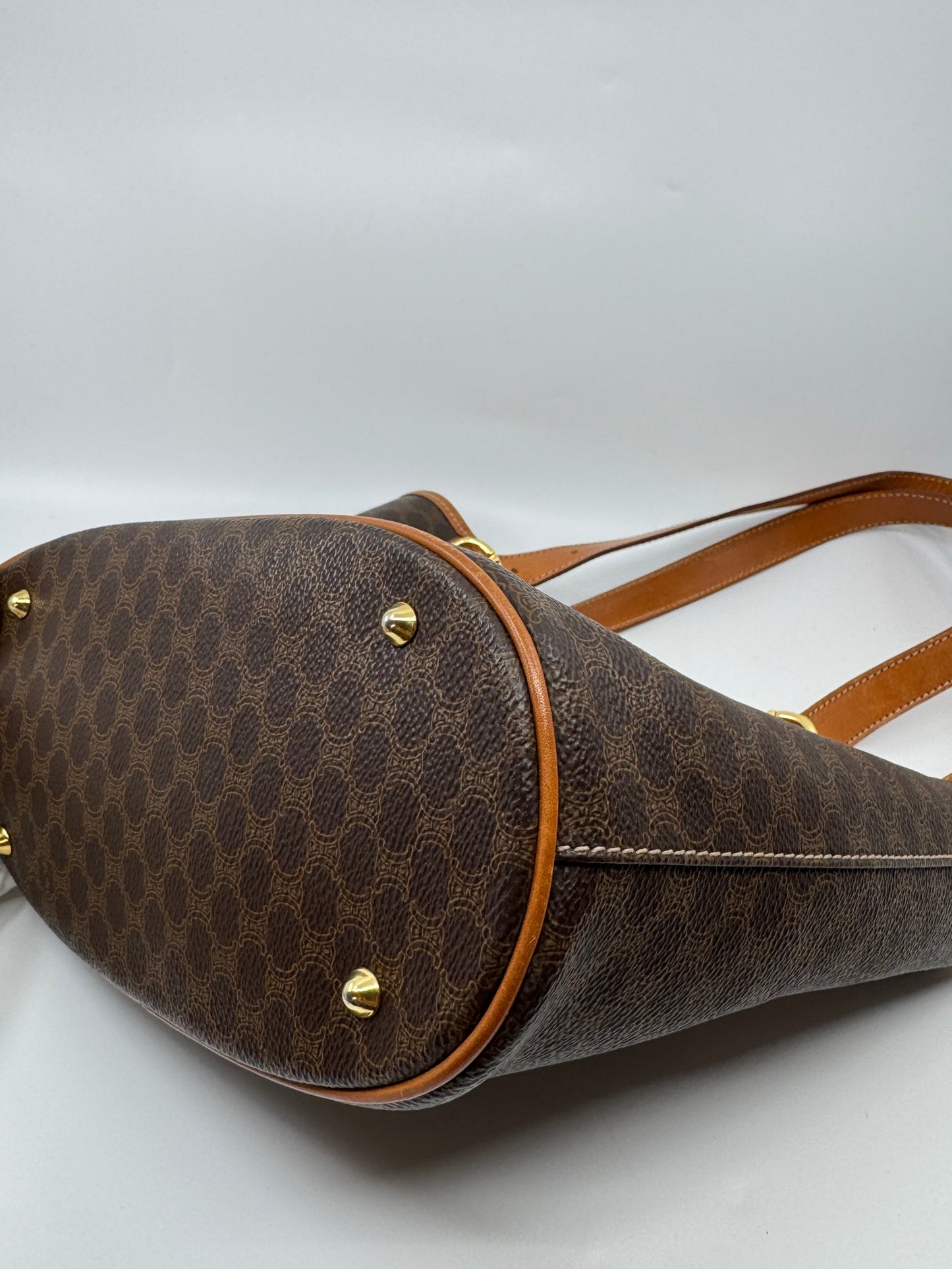 Celine Macadam Coated Canvas Tote Bag
