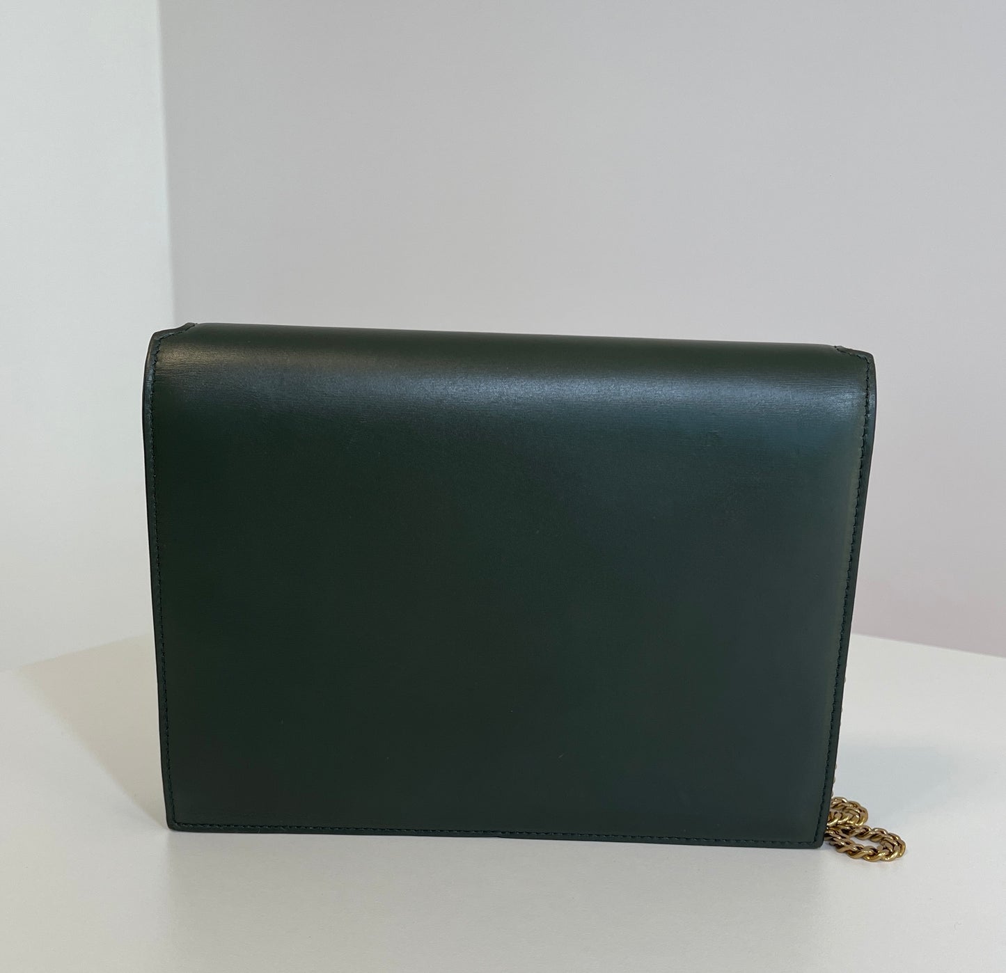 Saint Laurent Suede and Calfskin Monogram Cassandra Bag