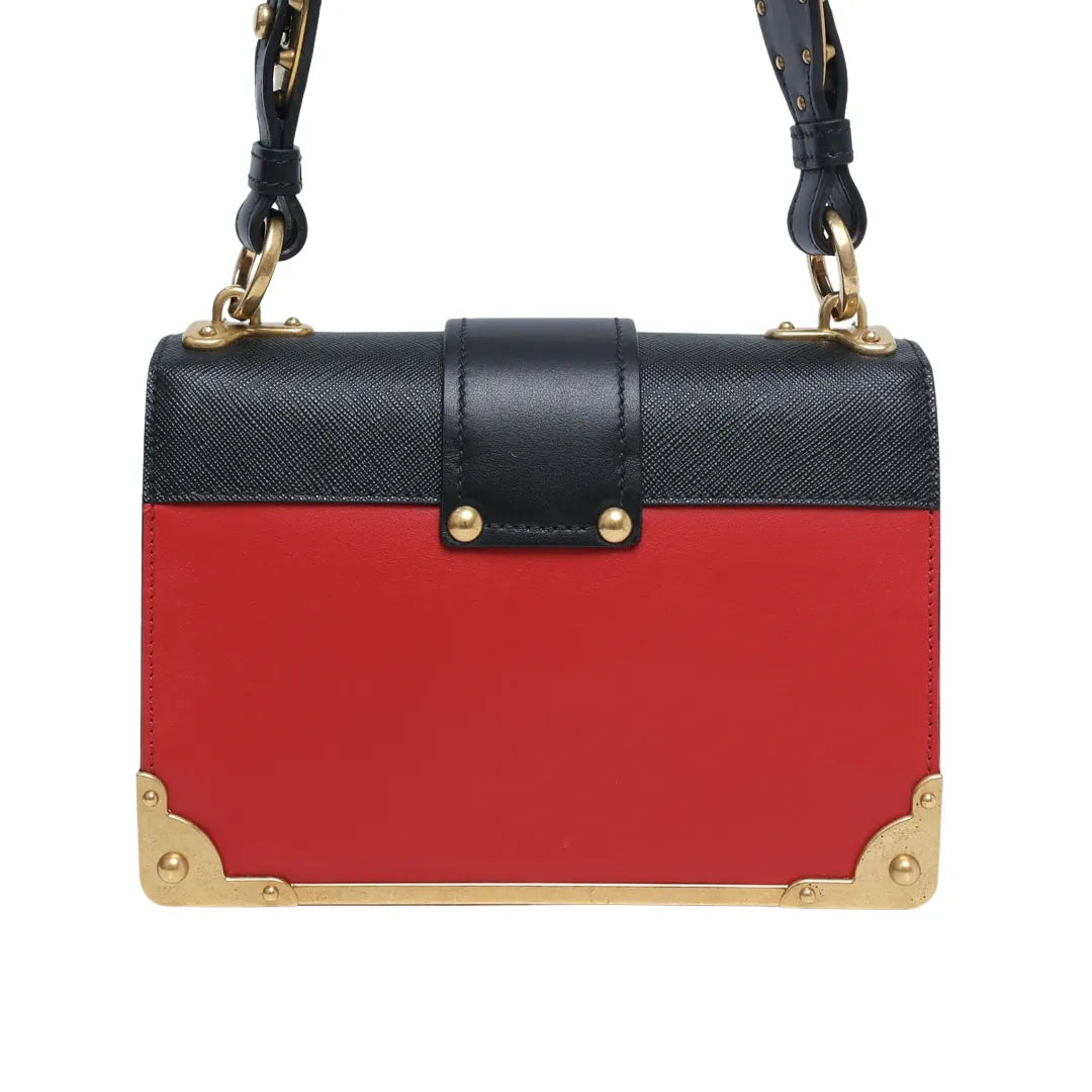 Prada Cahier Leather Bag