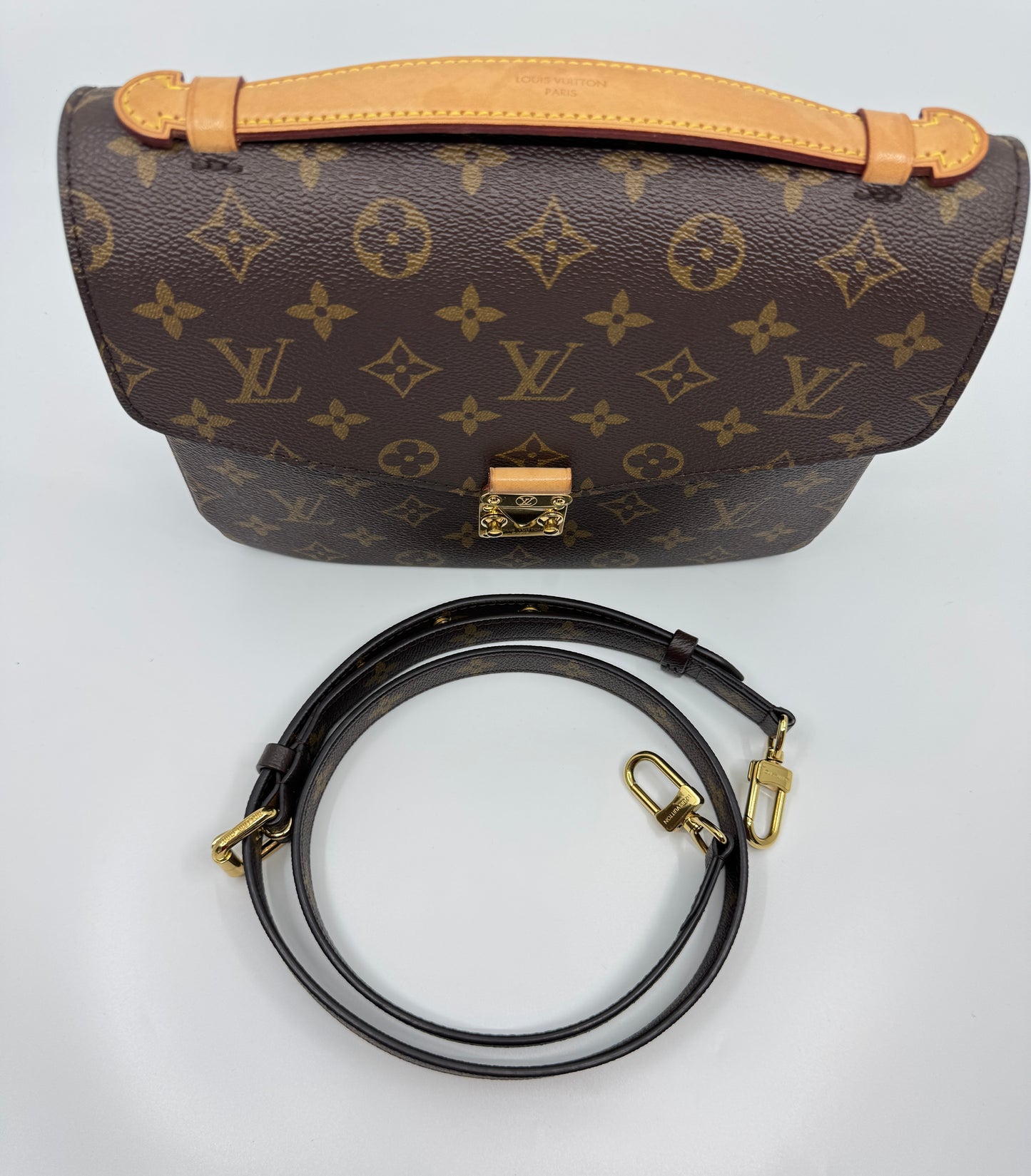 Louis Vuitton Monogram Pochette Metis Brown