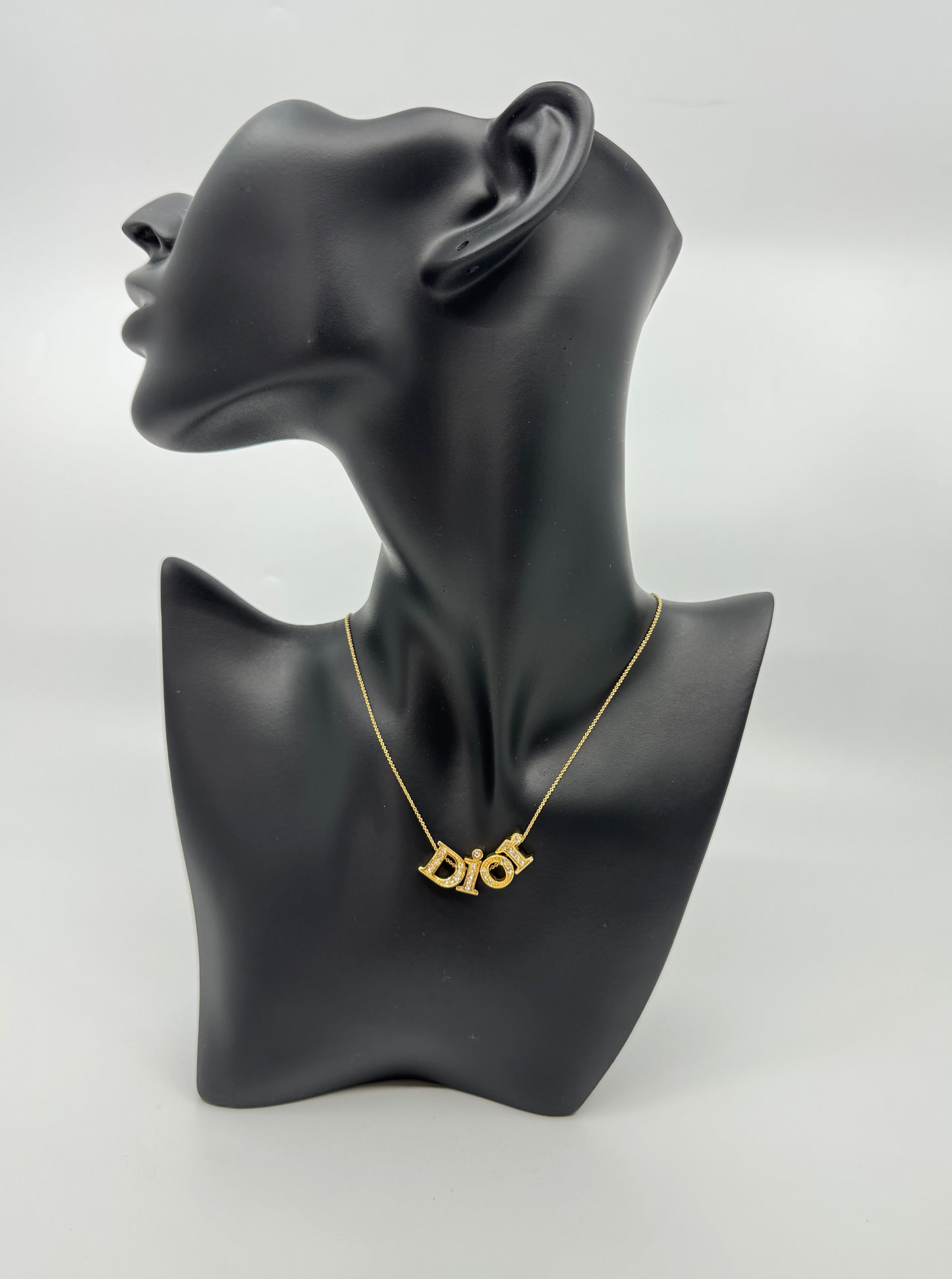 Dior Gold Letter Necklace