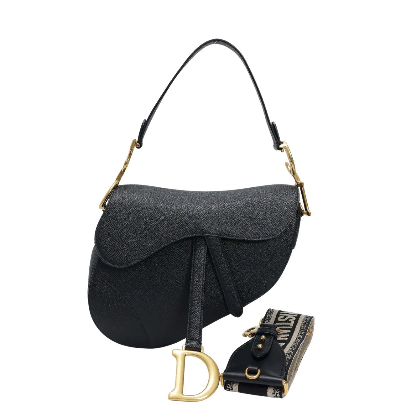 Dior Saddle Bag Medium Black