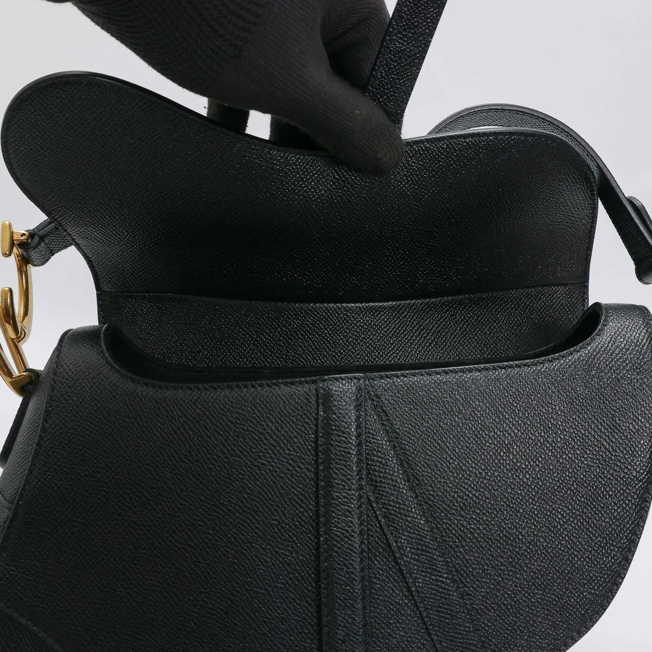 Dior Saddle Bag Medium Black