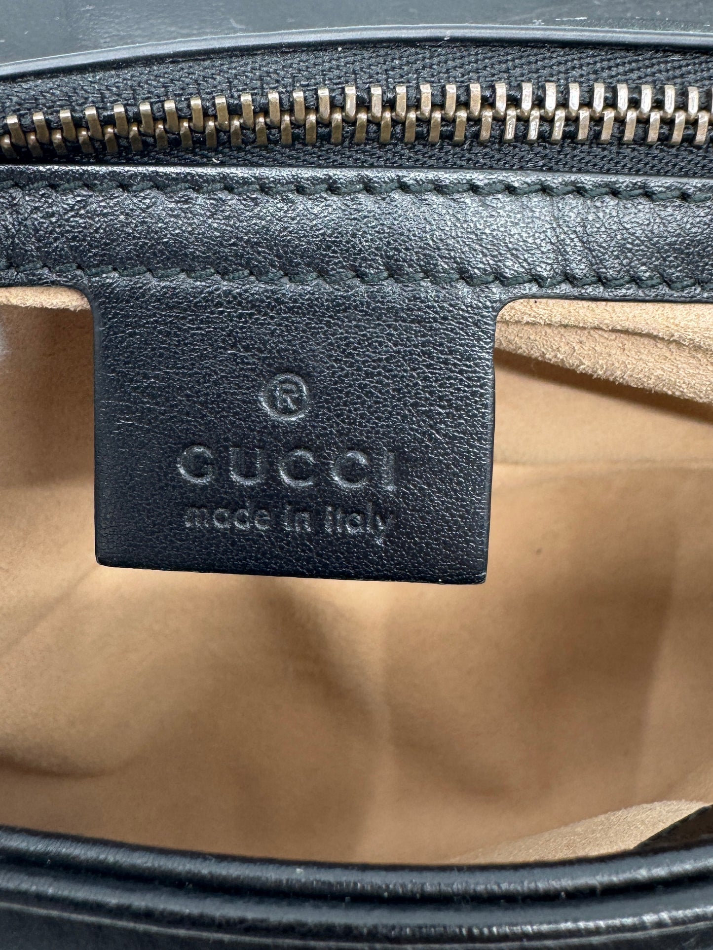 Gucci GG Marmont Matelassé Mini Bag Black