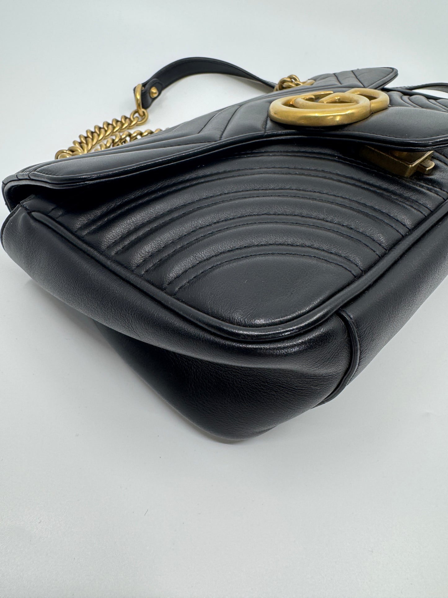 Gucci GG Marmont Matelassé Mini Bag Black