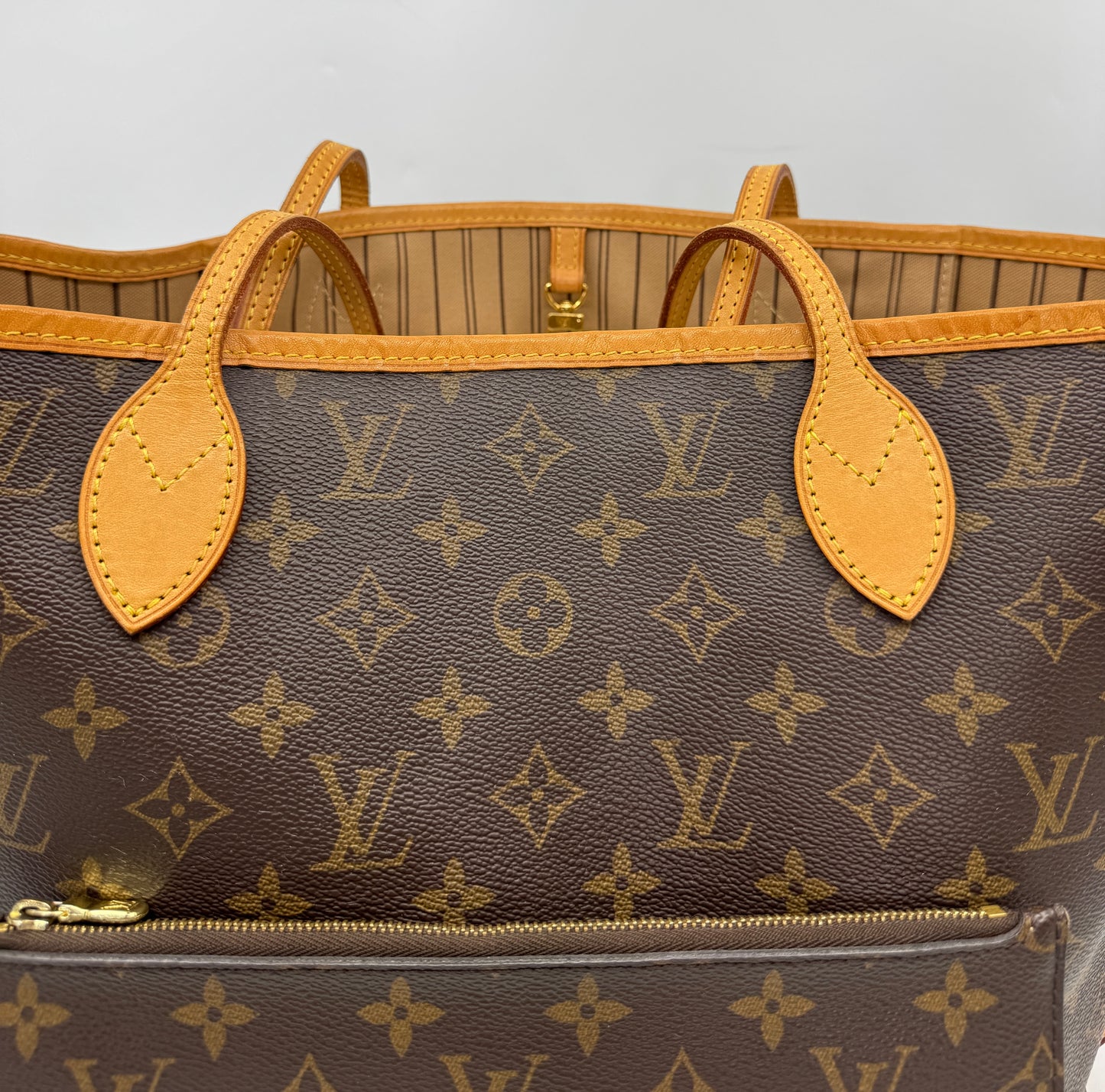 Louis Vuitton Neverfull MM With Pouch Bag