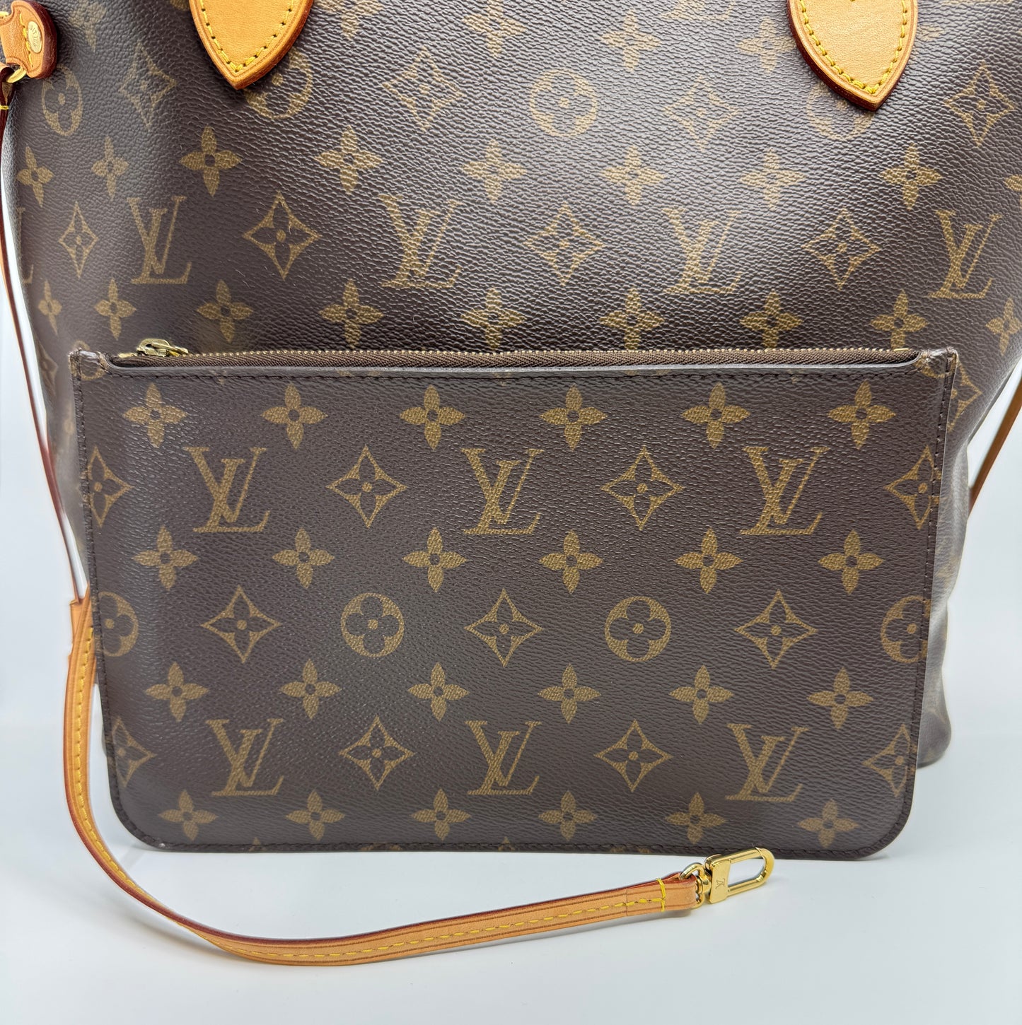 Louis Vuitton Neverfull MM With Pouch Bag