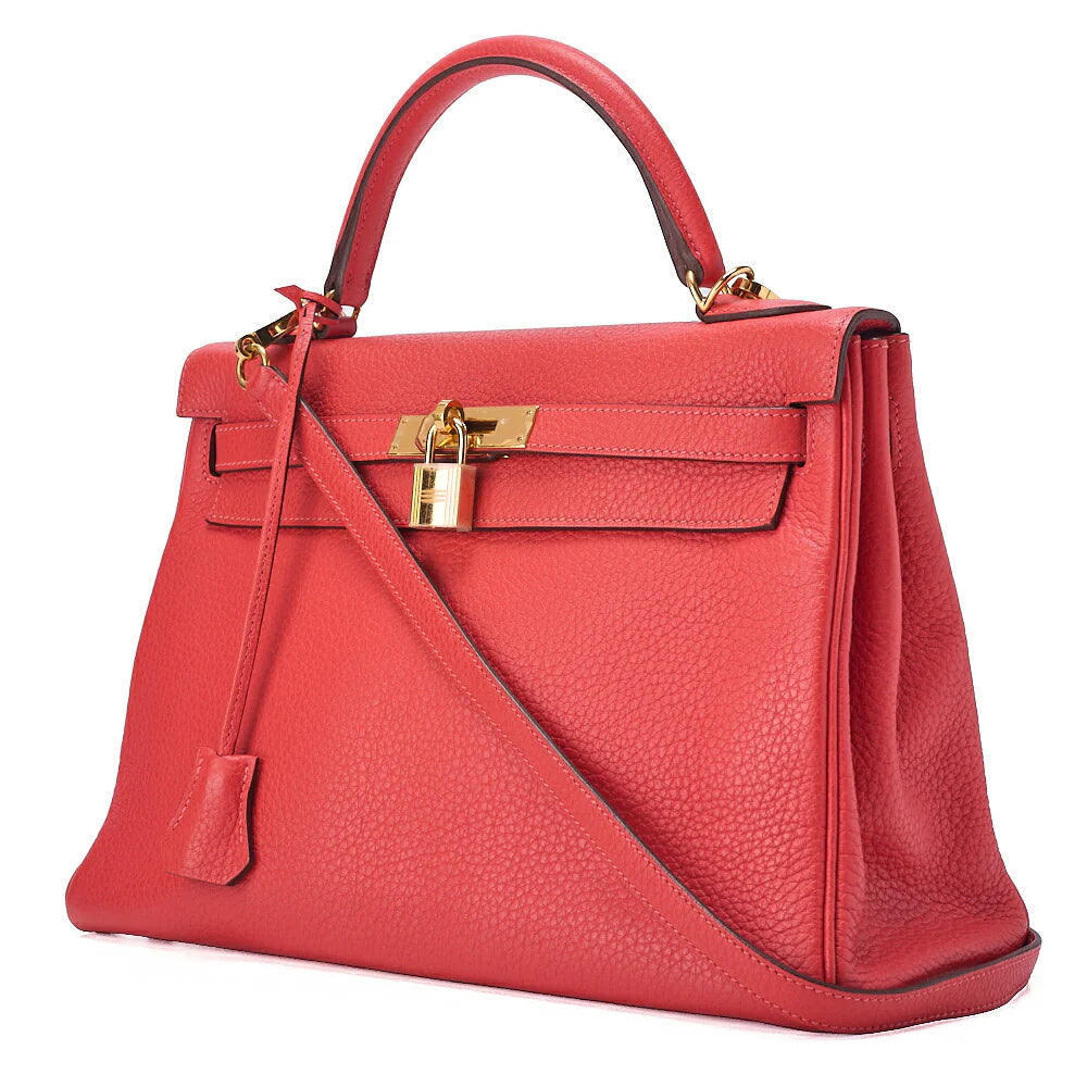 Hermès Kelly 32 - Rouge Viff Colour