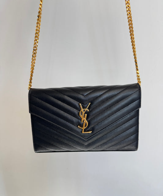 Saint Laurent Cassandra Wallet On Chain