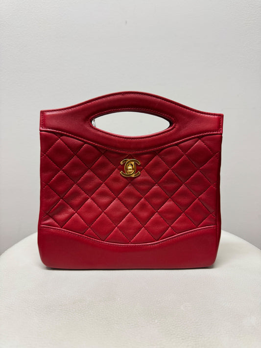 Chanel Vintage 31 Handbag Red