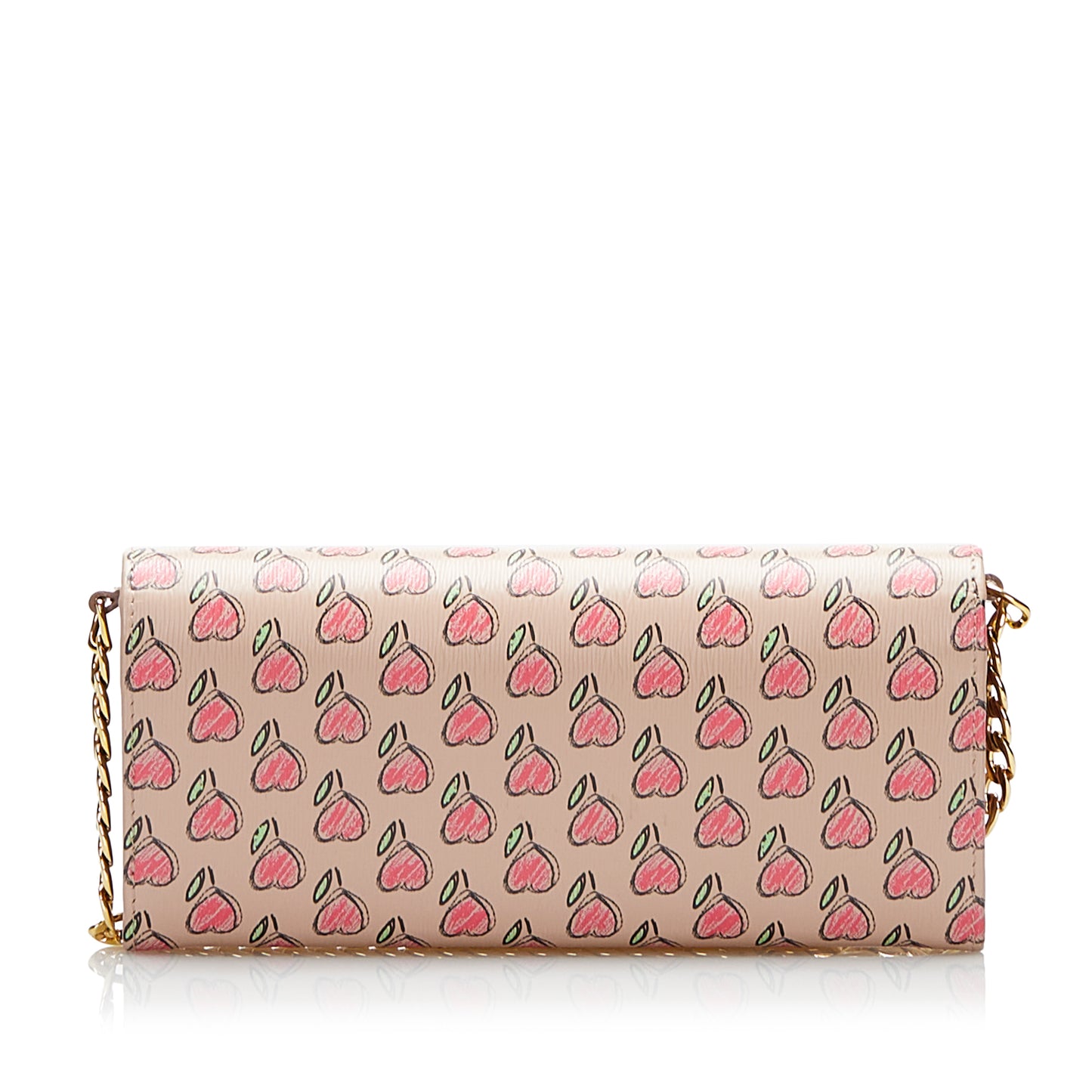 Vitello Move Love Wallet On Chain Brown - Re-Luxury