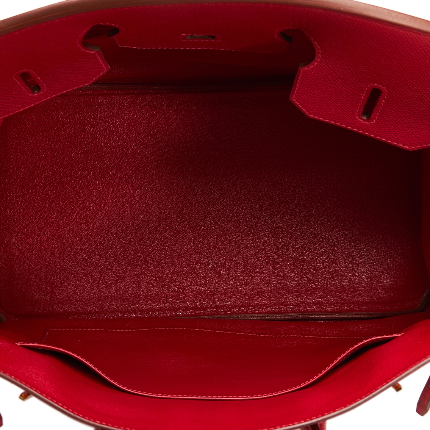 Togo Birkin Retourne 35 Red - Re-Luxury
