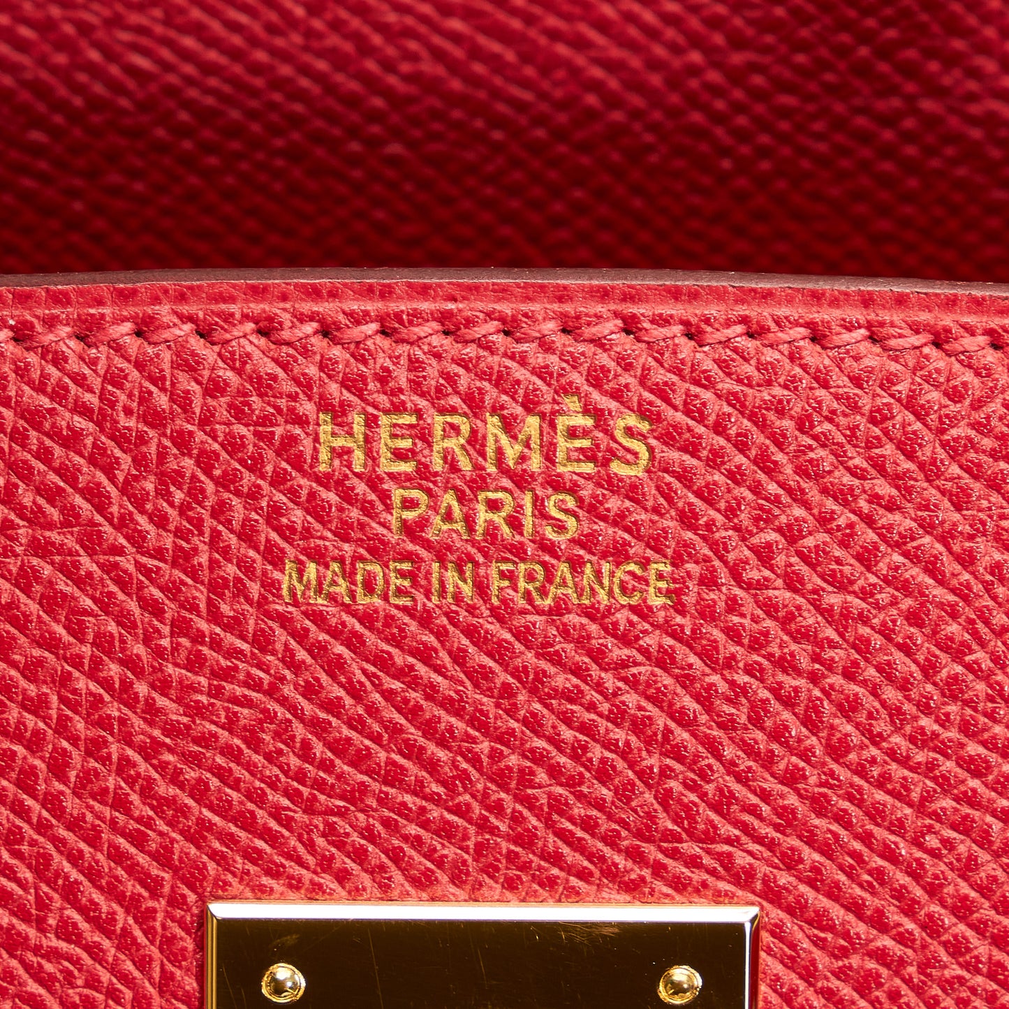 Togo Birkin Retourne 35 Red - Re-Luxury