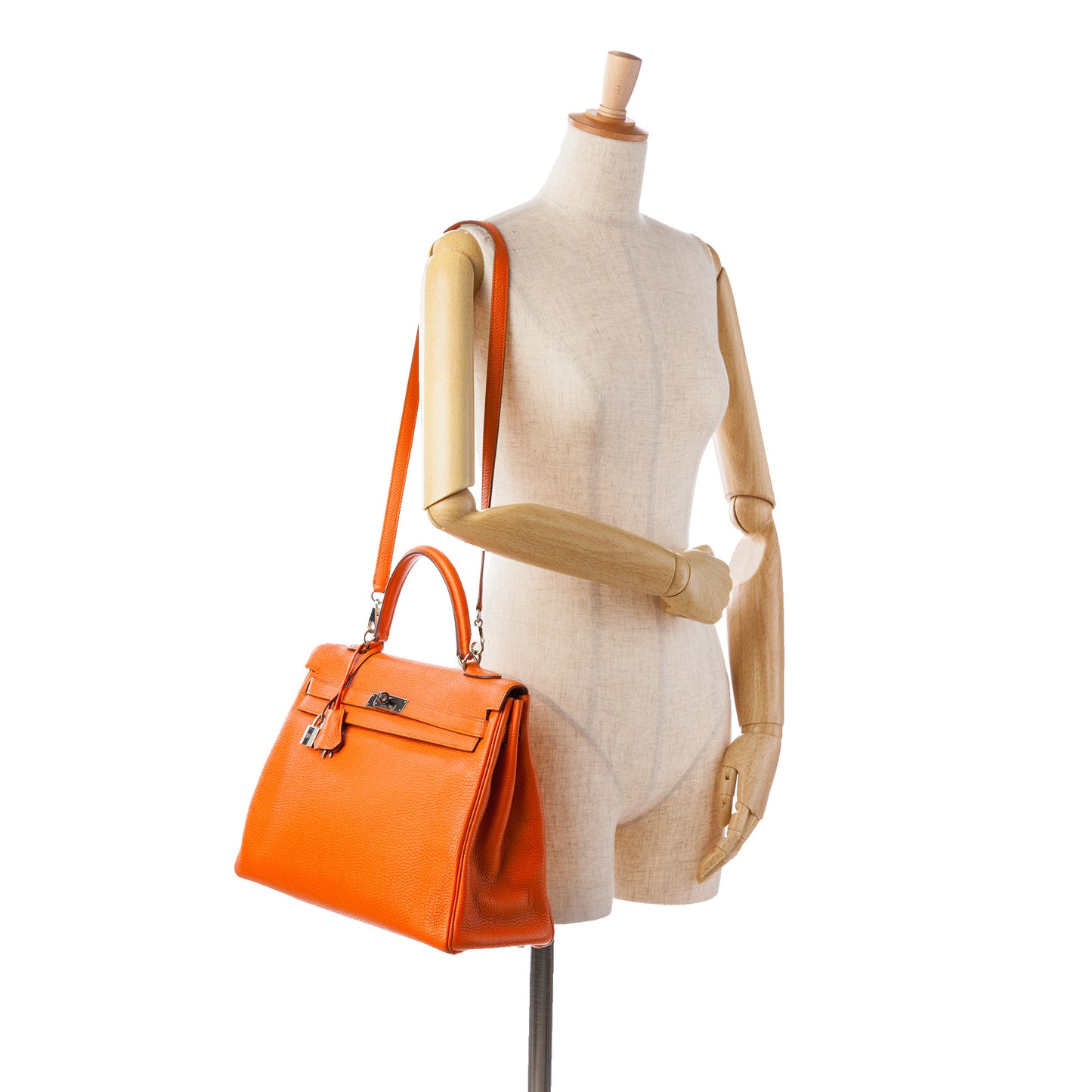Togo Kelly Retourne 32 Orange - Re-Luxury