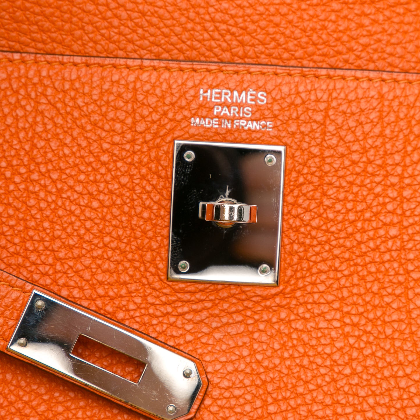 Togo Kelly Retourne 32 Orange - Re-Luxury
