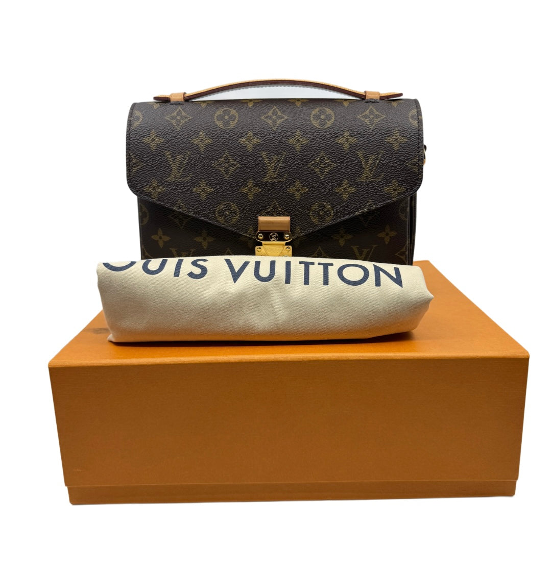 Louis Vuitton Monogram Pochette Metis Brown