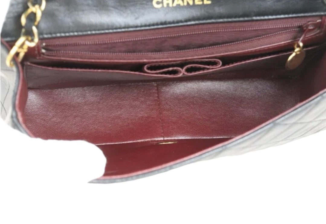 Chanel CC Quilted Full Flap - Lambskin Leather