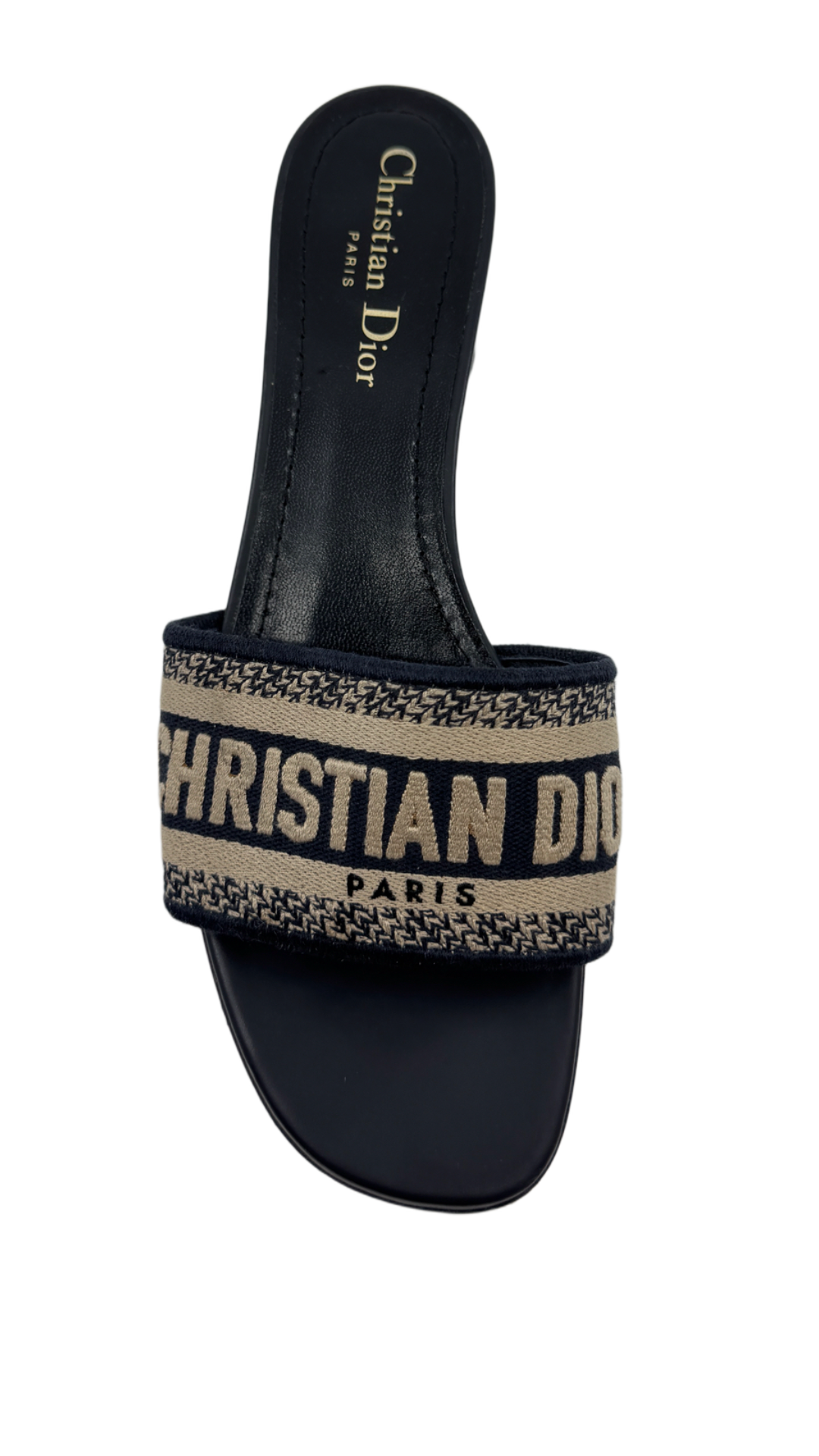 Dior Dway Cloth Mules Blue - Size 39