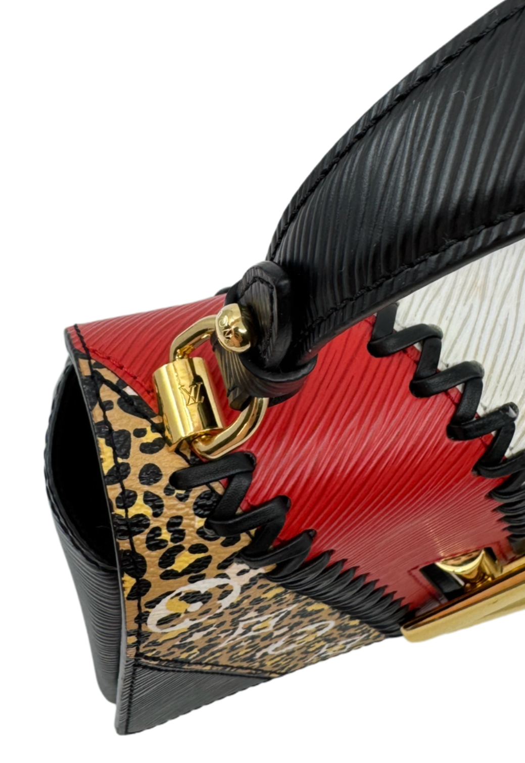 LV Twist Monogram Giant Jungle MM Red
