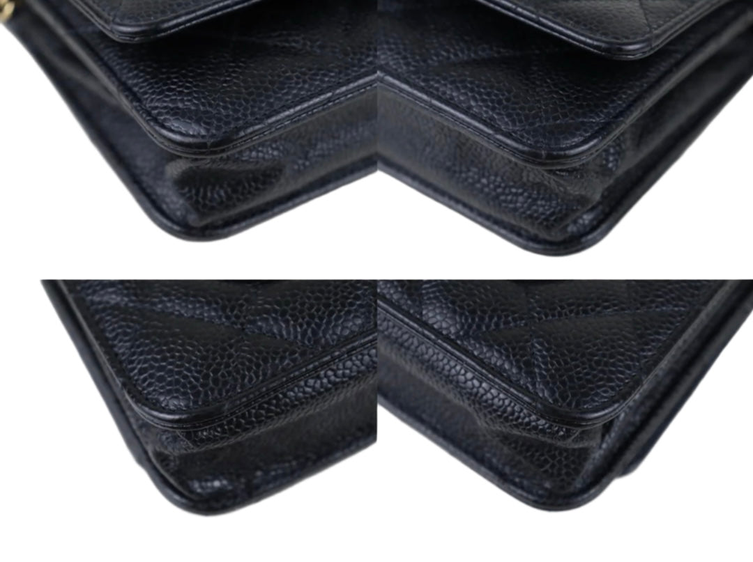 Chanel WOC Caviar Leather Black