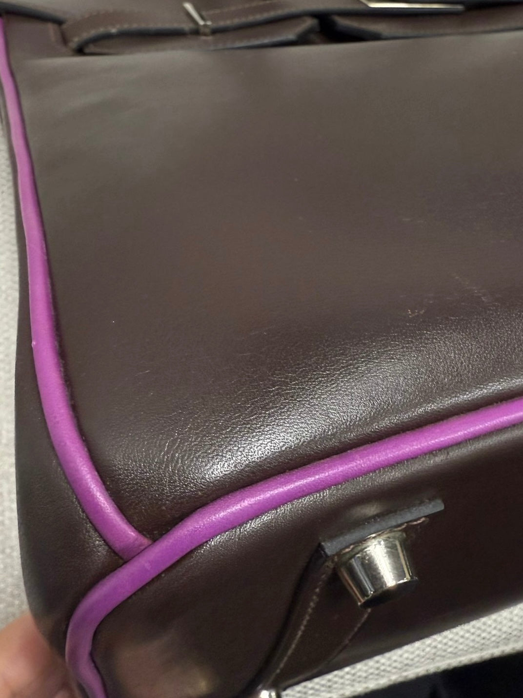 Hermès Birkin 35 - Chocolate Cyclamen