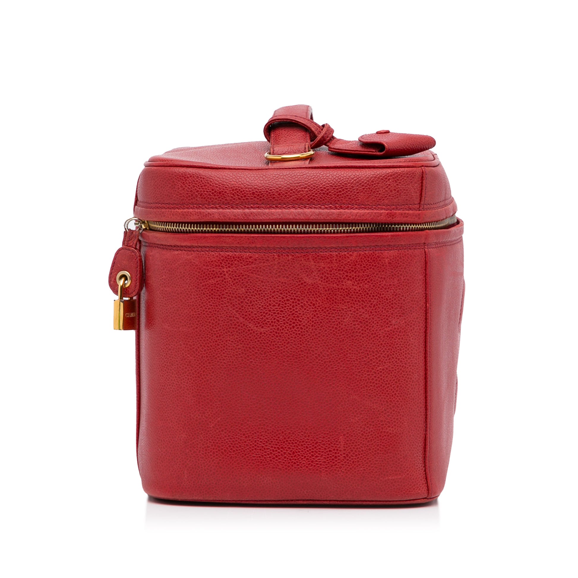 CC Caviar Vanity Bag Red -  Re-Luxury