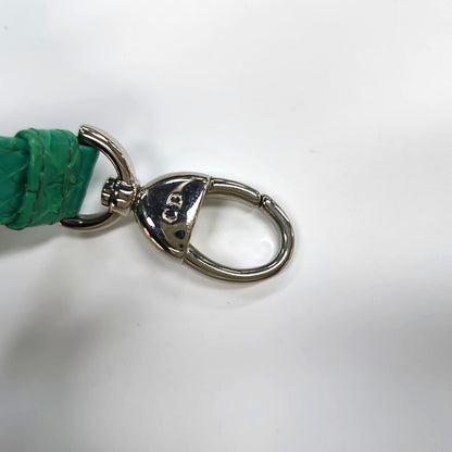 DIOR Lady Dior Green Snakeskin Inlay Shoulder Bag Mini