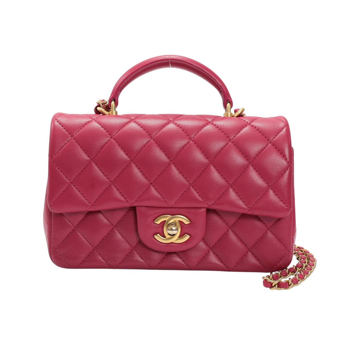 Chanel Classic Mini Flap Bag with Top Handle