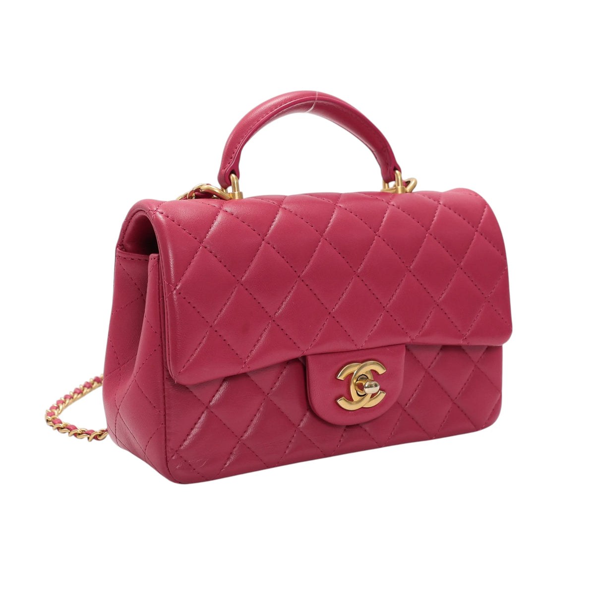 Chanel Classic Mini Flap Bag with Top Handle