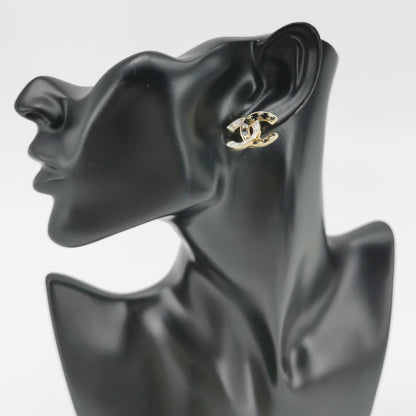 Chanel(24p) Gold-tone Letter CC Earrings