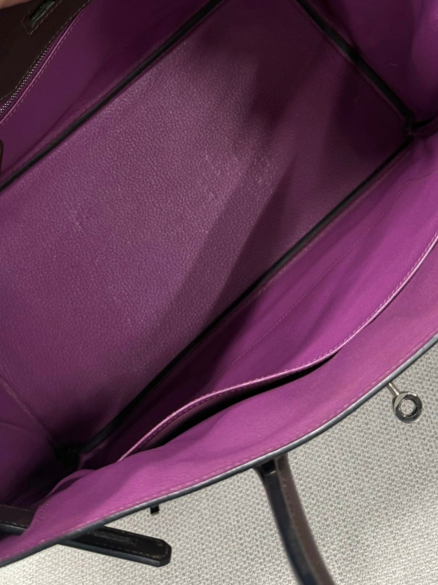 Hermès Birkin 35 - Chocolate Cyclamen