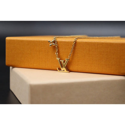 Louis Vuitton Necklace LV Iconic Pendant Gold