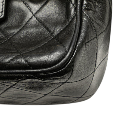 CC Quilted Lambskin Tassel Camera Bag Black -  Re-Luxury