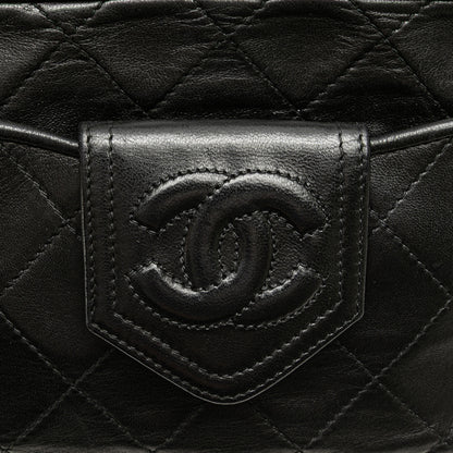 CC Quilted Lambskin Tassel Camera Bag Black -  Re-Luxury