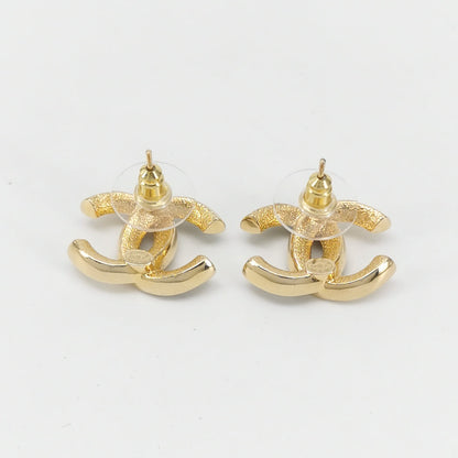 Chanel(24p) Gold-tone Letter CC Earrings