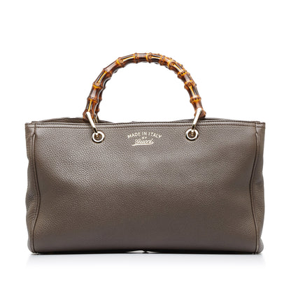 Medium Bamboo Shopper Brown -  Re-Luxury