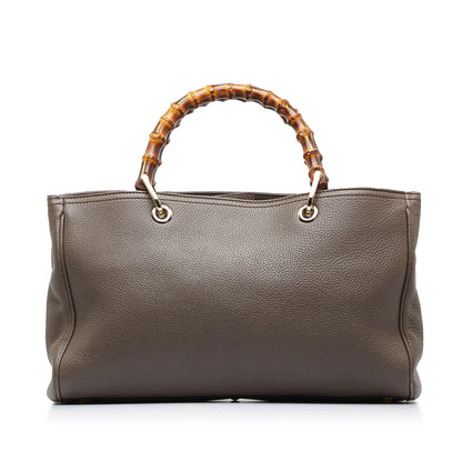 Medium Bamboo Shopper Brown -  Re-Luxury